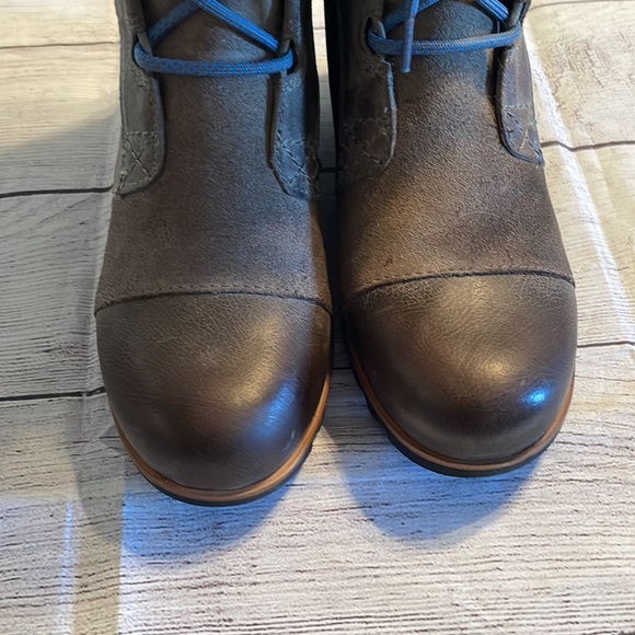 Sorel Cate The Great Wedge Size 10 Pebble - Picture 3 of 14